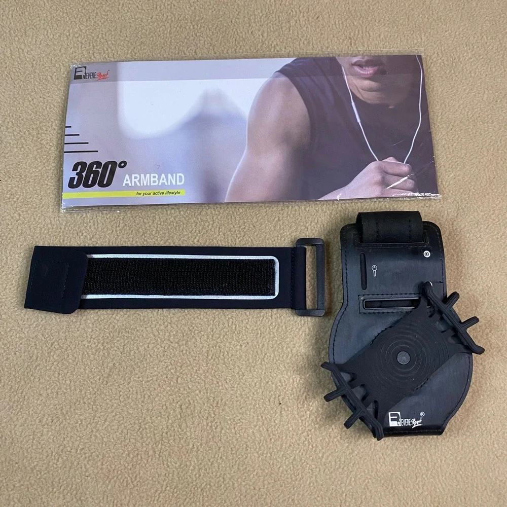 Revere Sport 360 Armband iPhone Holder Mount Black Adjustable Workout Fitness
